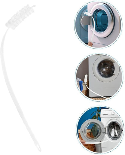 4pcs Rolling Washer Cleaning Brush Long Handle Drum Cleaner for Efficient Debris Removal Bendable Design for Reach Areas Easy Maintenance Tool for Washing Machine