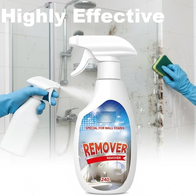 Highly Effective Removal Spray, Wall Cleaner Spray, Multi-Surface Cleaning Solution, Dirt, Dust And Stain Remover, Long-Term Protection, for Bathrooms, Kitchens, Tile, Fabric, Wood (1pcs)