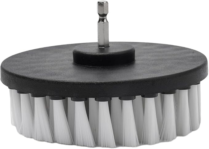 Inch Soft Bristle Electric Drill Brush Cleaner Attachment for Carpet, Rug, Leather Upholstery, Sofa, Chair, and Furniture Cleaning — Compatible with All