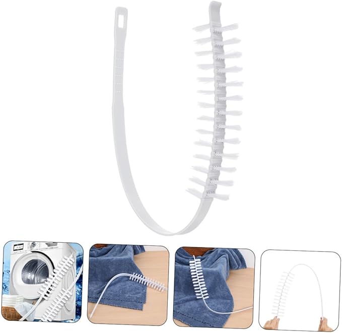 DOITOOL 2pcs Practical Washer Brush for Cleaning Machine Inner Dryer Vent Bristles