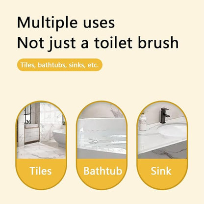 Replaceable Pumice Stone for Toilet Cleaning, Eco Friendly Pumice Stone for Effective Toilet Scrubbing, Non Scratch Durable Toilet Brush Cleaner (6, White)