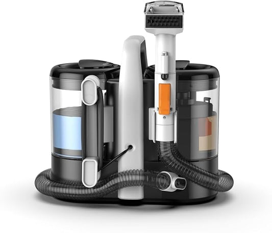 Portable Carpet & Upholstery Spot Cleaner, Powerful Deep Cleaning for Couchs, Upholstery and Furniture, Spot with Cleaning Solution