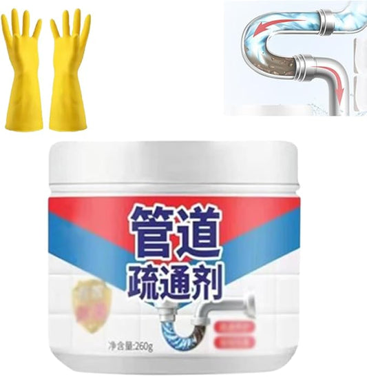 Powerful Pipe Dredging Agent, Drain Unblocker, 2025 New Drain Cleaner, Pipeline Dredging Agent for Kitchen, Bathroom, Sink Declogger, Kitchen Sink and Pipe Cleaner (1Pc)