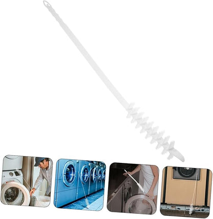 Zerodeko 2pcs Washing Machine Cleaning Brush for Dryer Vent and Refrigerator Coil Long Handle Scrub Brush Cleaner for Laundry