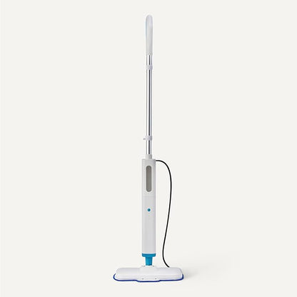 Amazon Basics Steam Mop for Hard Floor Cleaning with 20-Foot Cord, 3 Washable Pads, White