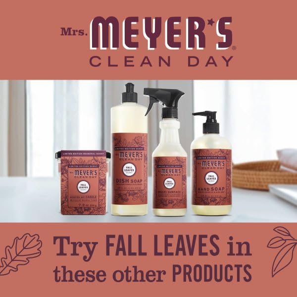 Mrs. MEYER'S CLEAN DAY Multi-Surface Everyday Cleaner, Fall Leaves, 16 Fl Oz (Pack of 6)
