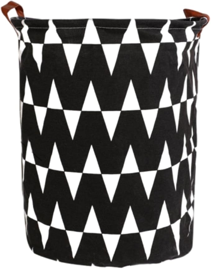 1PC Folding Laundry Basket Round Storage Bin Bag Large Hamper Collapsible Clothes Toy Basket Bucket Organizer Large Capacity
