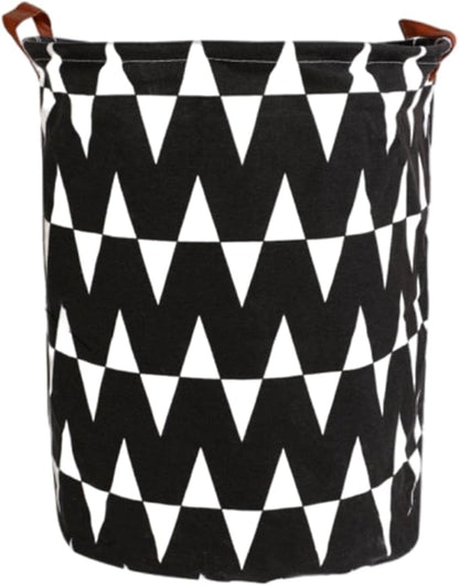 1PC Folding Laundry Basket Round Storage Bin Bag Large Hamper Collapsible Clothes Toy Basket Bucket Organizer Large Capacity