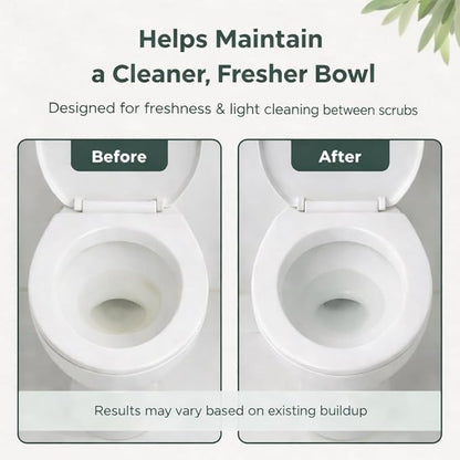 ecoEffect™ Toilet Bowl Cleaner Sheets | 120 Cleans | Natural | Quick Dissolve | Deodorizing Citrus Scent | Biodegradable | Septic Safe | Eco-Friendly | NO PLASTIC