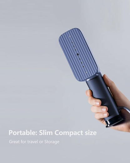 G5 Pro Smart Handheld Steamer for Clothes – Global Voltage Adaptation（100-240V）, 1200W Palm-Sized & Lightweight (1lb), Dual Steam Modes, Easy Wrinkle Remover, Auto Shut-Off for Travel & Home