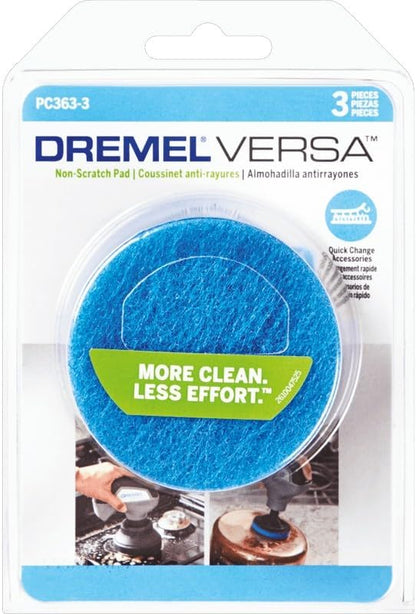 Dremel PC363-3 Power Cleaner Non-Scratch Pads- 3 Pieces