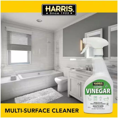 HARRIS Cleaning Vinegar 32 Fl Oz Ready to Use with Microfiber Towel