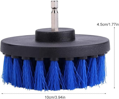 Drill Brush, Power Grout Brush Tile Floors Cleaning Drill Scrubber Brush Electric Drill Attachments Bathroom Cleaning Tools for Home Outddoor(4 Inch)
