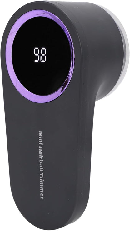 HEEPDD Fabric Shaver Electric Lint Remover with Digital Display, Lint Removers Digital Display, Heavy Duty ABS Plastic and Stainless Steel Vane/Wing for Clothes Furniture Sweater Couch (Grey)