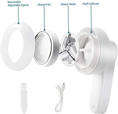 Electric Lint Remover Fabric Shaver Electric Lint Shaver USB Rechargeable Fluff Remover for Clothes Sweaters