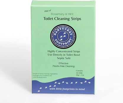 Toilet Bowl Cleaner Strips | 24 Strips | Concentrated Dissolving Sheets