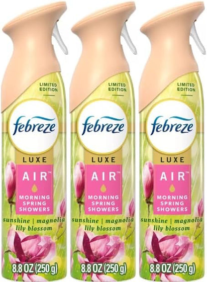 F.e.br.e.z.e Luxe Air Mist- 8.8oz 3ct (Morning Spring Showers)