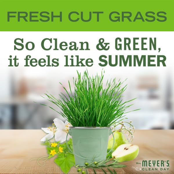 Mrs. MEYER'S CLEAN DAY Multi-Surface Cleaner 16 Fl Oz Each, 1 CT (Lilac + Daisy + Fresh Cut Grass) (Variety Pack)