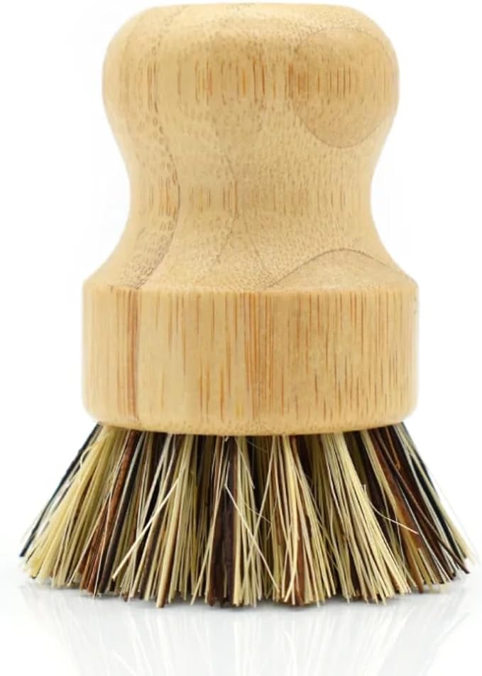 9-Piece Eco-Friendly Kitchen Cleaning Set – Bamboo Dish Brush, Bottle Brushes, Reusable Metal Straws & Cleaning Tools | Zero Waste Household Essentials | Sustainable & Durable Kitchen Accessories