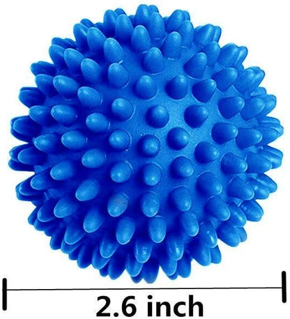 Colorsheng Laundry Dryer Balls - 6 Pack Reusable Fabric Softener Alternative (Blue)