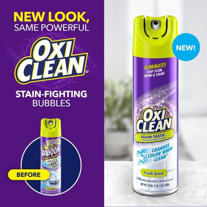 Kaboom 57037-35270 19 Oz Foam-Tastic Bathroom Cleaner With Oxi Clean (3 Pack)