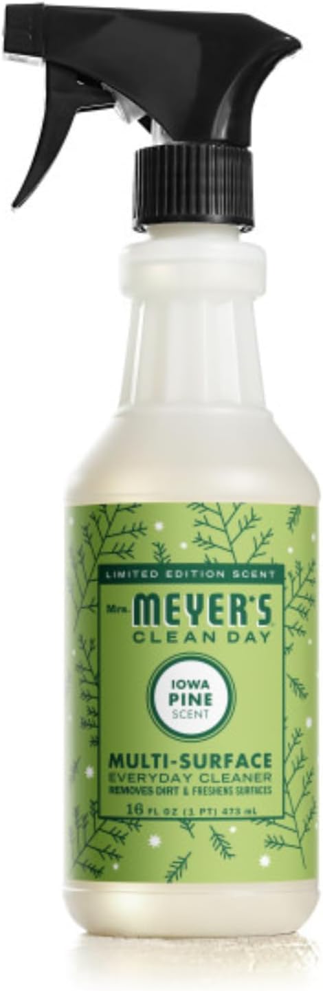 Mrs. Meyer's Clean Day Countertop Spray, Iowa Pine, 16 Fluid Ounce (Pack of 2)