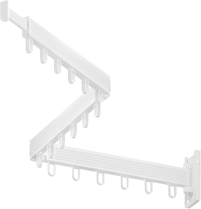 Wall Mounted Drying Rack for Laundry - Foldable Clothes Hanger Dryer with 180° Swivel, 220 lb Capacity, Aluminum Construction, Space-Saving Indoor Outdoor Organizer - White