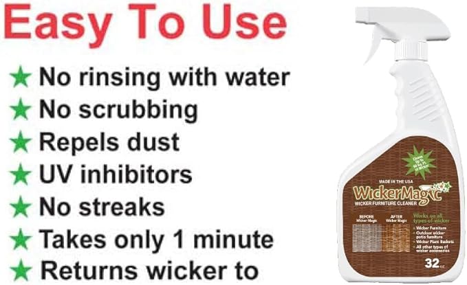SCREEN MAGIC WM32T Wicker Magic Cleaner Trigger Sprayer 2 Pack