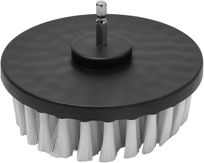 Inch Soft Bristle Electric Drill Brush Cleaner Attachment for Carpet, Rug, Leather Upholstery, Sofa, Chair, and Furniture Cleaning — Compatible with All