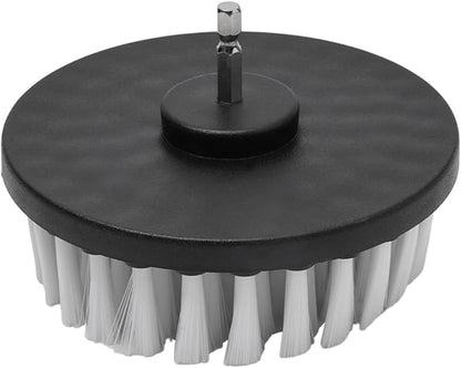 Inch Soft Bristle Electric Drill Brush Cleaner Attachment for Carpet, Rug, Leather Upholstery, Sofa, Chair, and Furniture Cleaning — Compatible with All