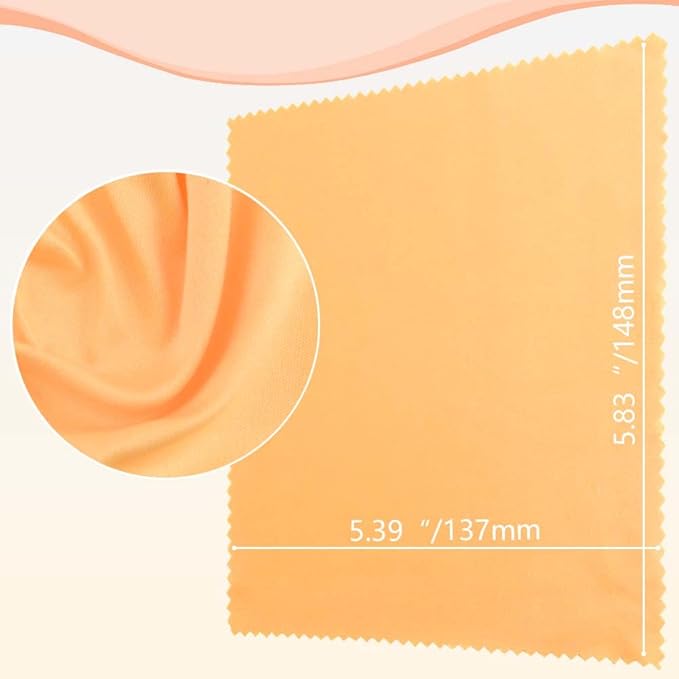 100Pack Mixed Colors Microfiber Cleaning Cloths Eyeglasses Cleaning Cloth for Eyeglasses Phone Screens Camera Lens and Any Other Delicate Surfaces Cleaner(5.5 x 5.5 Inch)