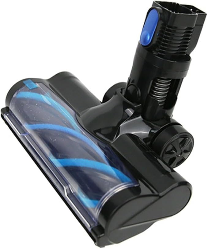 Carpet Brush Assembly with Roller Brush Spare Parts for INSE Vacuum Cleaner, Electric Floor Brush Replacement, Depth Efficient Dust Cleaning, Side Brush for Corners and Edges