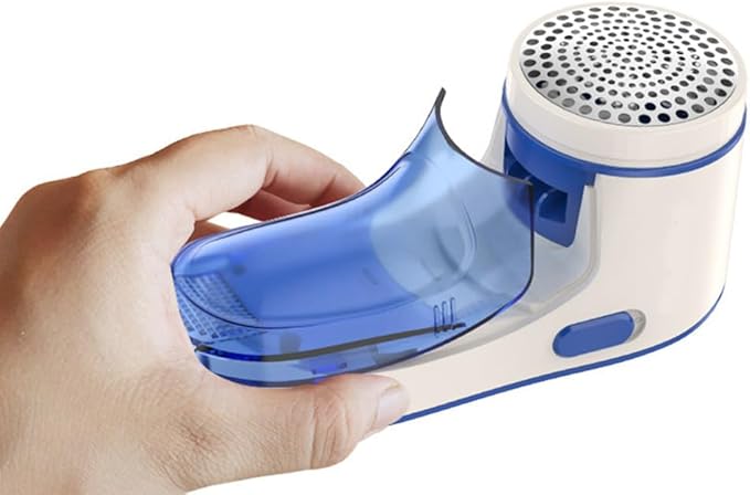 Fabric Shaver, Electric Lint Remover Lint Shaver for Clothes & Furniture, Sweater Shaver & Pill Remover - Effectively and Quickly Remove Pilling, Lint, Fuzz from Couch (Blue)