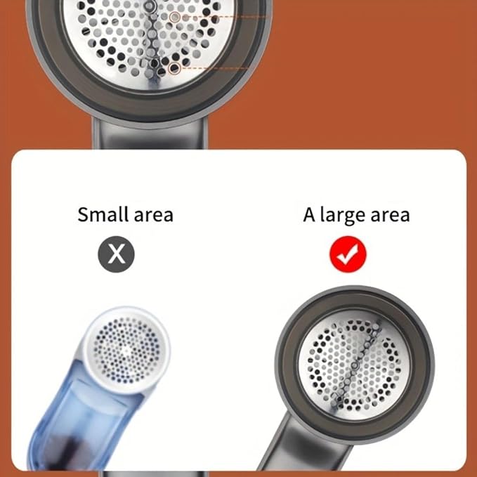 Rechargeable Fabric Shaver, Electric Lint Remover for Clothes with Detachable Head, Efficient Pellet Remover for Home Laundry Care, Safe ABS Material, Fast Charging(3 Blade white)