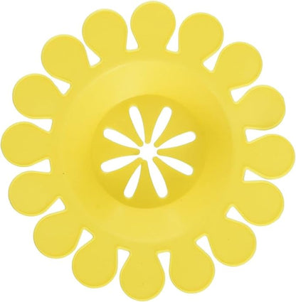 Compac Sink Daisy Scented Kitchen Sink Strainer infuses & Freshens Your Sink, Must Have Kitchen Sink Accessories, Sink Drain Strainer - Catcher, Yellow, Lemon Scent, 6 Count, (3 Packs of 2)