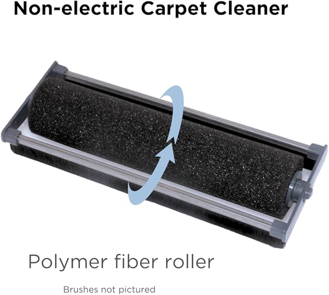 Carpet Cleaning Kit - Compact Upright Shampooer, Stain Remover Brush, and Liquid Cleaning Solution, For Rugs, Carpets, Car Interior, Mats, and Upholstery