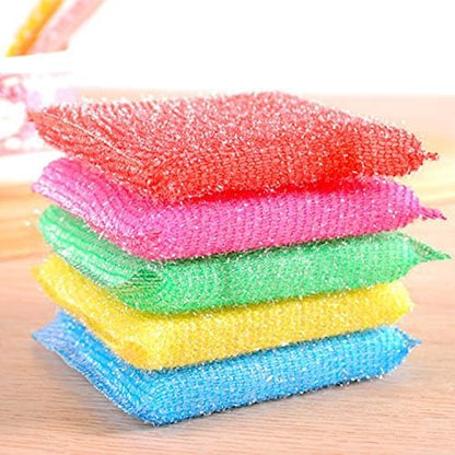 Multi-Purpose Scouring Pads by Scrub-It/Non- Scratch Cleaning for Pots, Pans, Dishes, Utensils & Non-Stick Cookware - Sponge Use for Kitchen, Bathroom (12)