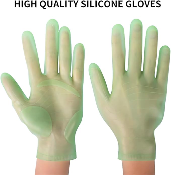 vodvob reusable silicone gloves, finger protectors for epoxy resin casting DIY crafts, household cleaning gloves
