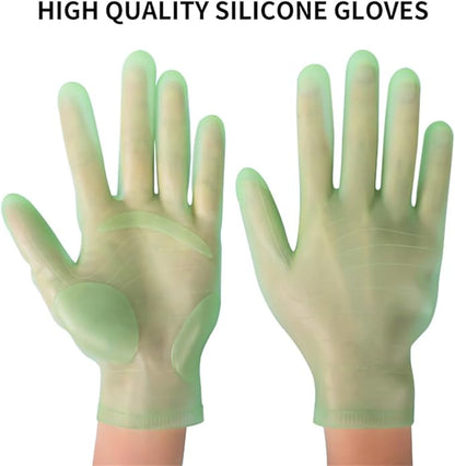 vodvob reusable silicone gloves, finger protectors for epoxy resin casting DIY crafts, household cleaning gloves