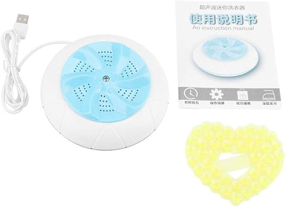 Washing Machine for Mini Travel Tool Business Trip Cleaner Utensil for Tool Tool Traveling Product Supply Machine Pot Washers (Blue)