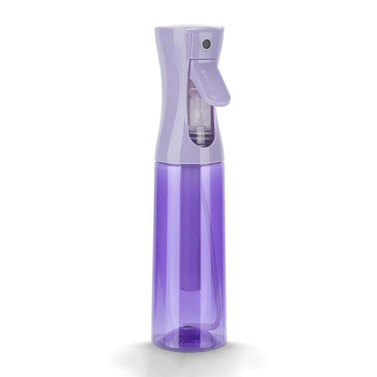 Spray Bottle for Hair (10.15OZ /300ML) Continuous Ultra Fine Mist Sprayer for Hair, Salons, Barber, Plants, Skin Care, 1 Plack Clear Purple