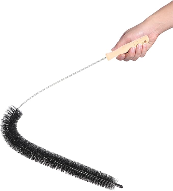 Dryer Vent Cleaner- 72cm Flexible Long Rod Brush-Sewer Drain Brush/Radiator Refrigerator/Washing Machine Tool Coil Brush for Dirt Dust Lint Blockage Removal