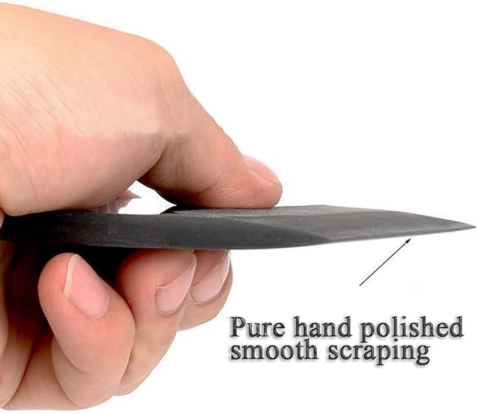 Black 4inch PPF TPU Rubber Squeegee Automotive Window Tint Wiper for Car Film Installing Vinyl Wrap PPF Application (Black Square)