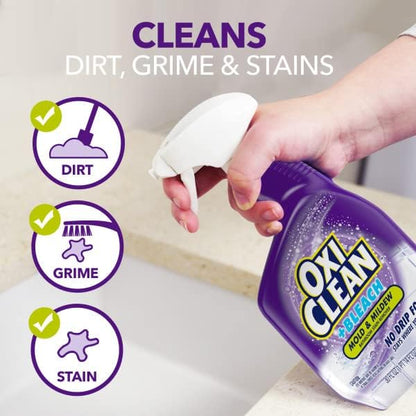 OxiClean plus Bleach, Bathroom Stain Remover 30 oz. (Pack of 2)