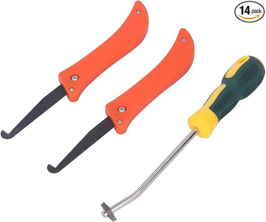 ZJchao Grout Removal Tool, Caulk Removal Tool Grout Saw and 8 Blades Tile Joint Cleaning Scraper Professional Grout Cleaner for Kitchen, Bathroom, Bedroom, Tiles Gaps