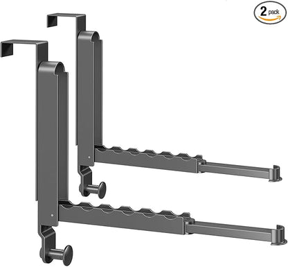 Over The Door Collapsible Drying Rack - Portable & Foldable, Indoor Small Hanging Clothes Drying Rack, Grey 2 Pack