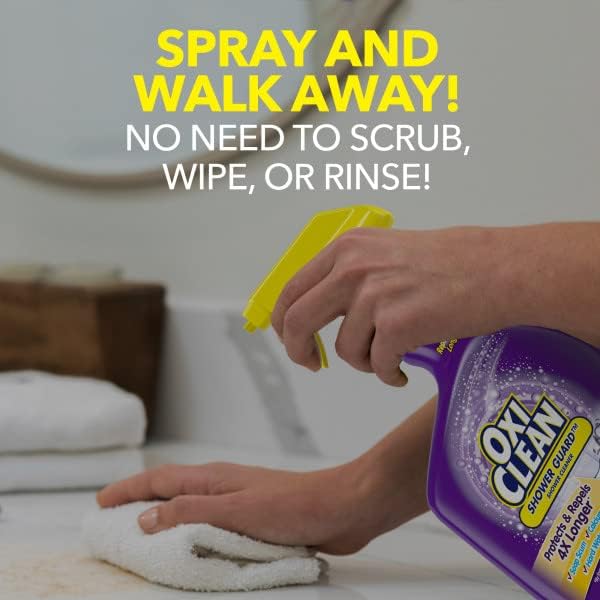 OxiClean Shower Guard Daily Shower Cleaner Spray, 30 fl oz (Pack of 2)
