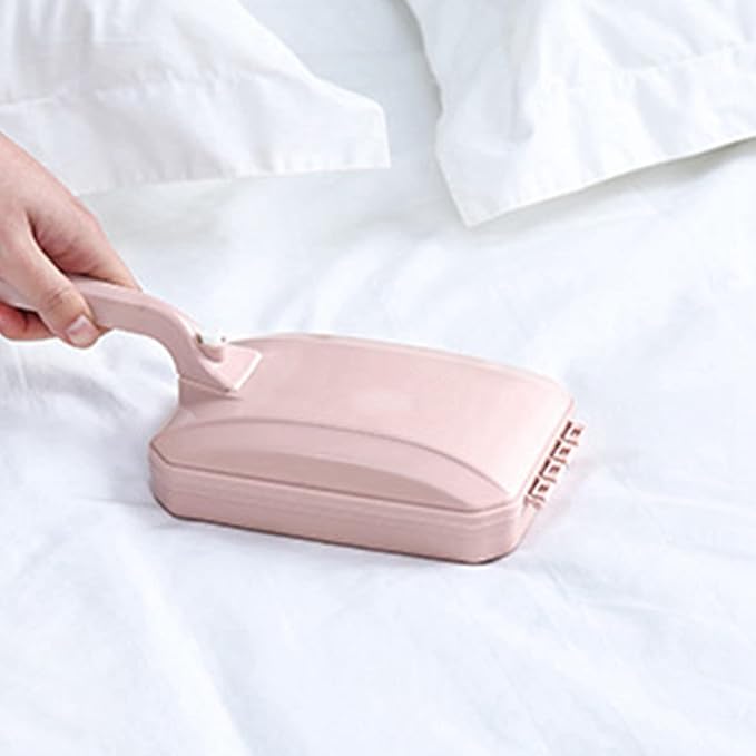 2X Carpet Cleaner Brush Sweeper Dirt Handheld Sofa Bed Pet Hair Debris Dirt Fur Roller Brush Household Cleaning Tool