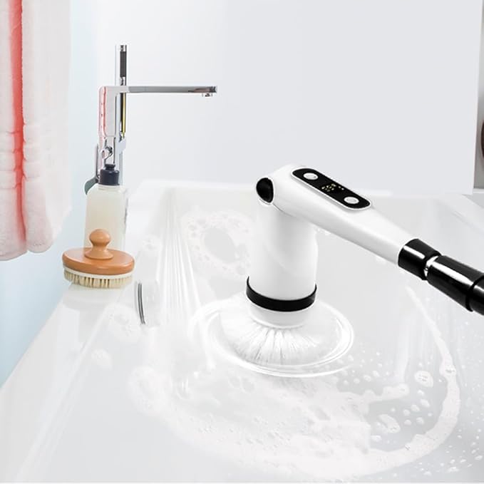IEZFIX Electric Spin Scrubber X03 Turbo Brush Head Replacement, Multi-Purpose Cleaning Brush Set