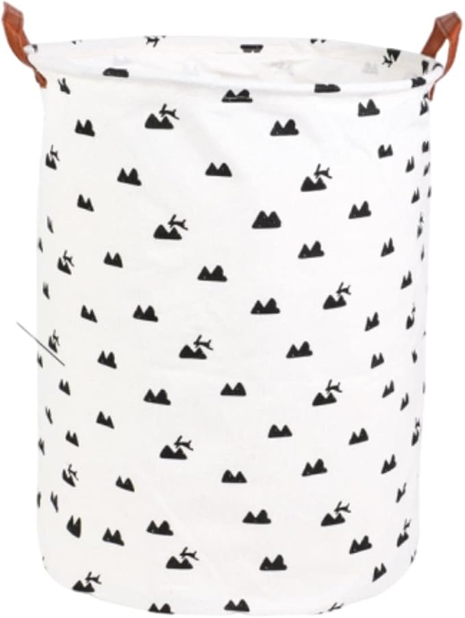 1PC Folding Laundry Basket Round Storage Bin Bag Large Hamper Collapsible Clothes Toy Basket Bucket Organizer Large Capacity